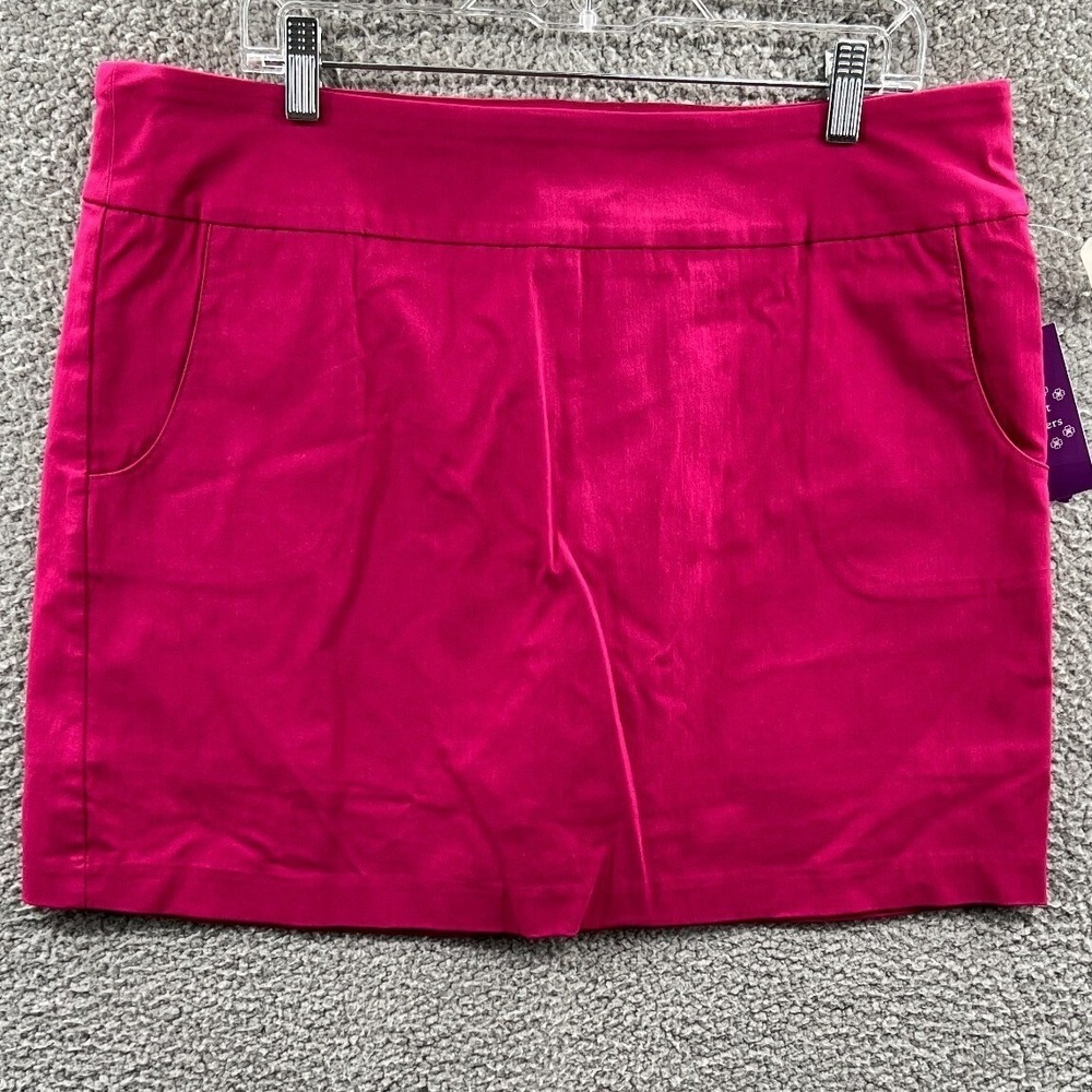 Womens Mini Skirt 18 Minimalist Preppy Classic Pocketed Office Workwear Casual